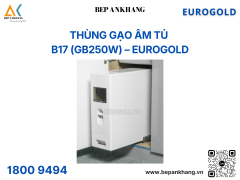 Thùng gạo âm tủ ray giảm chấn B17 (GB250W) – Eurogold- 300mm